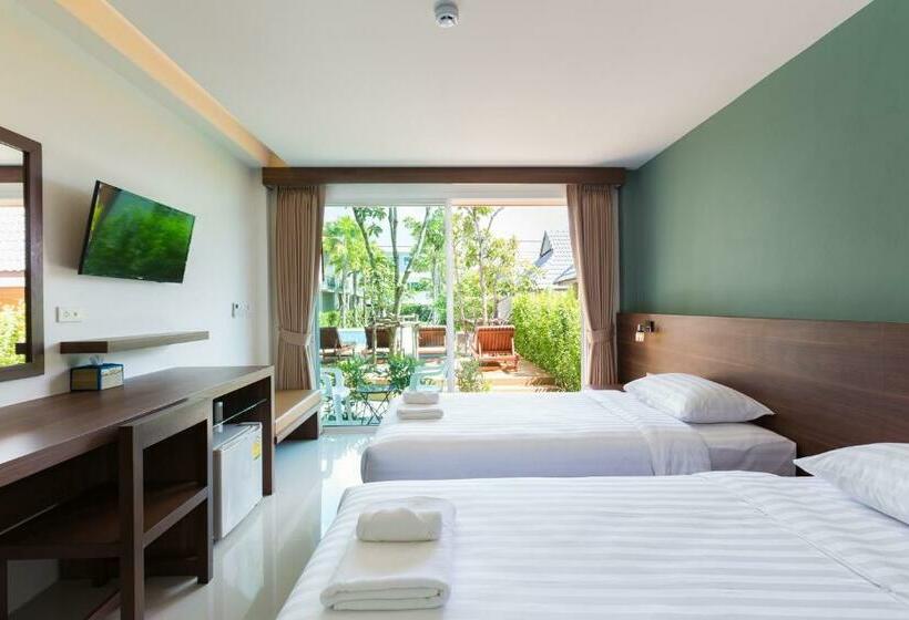 חדר דלוקס נוף בריכה, Parida Resort