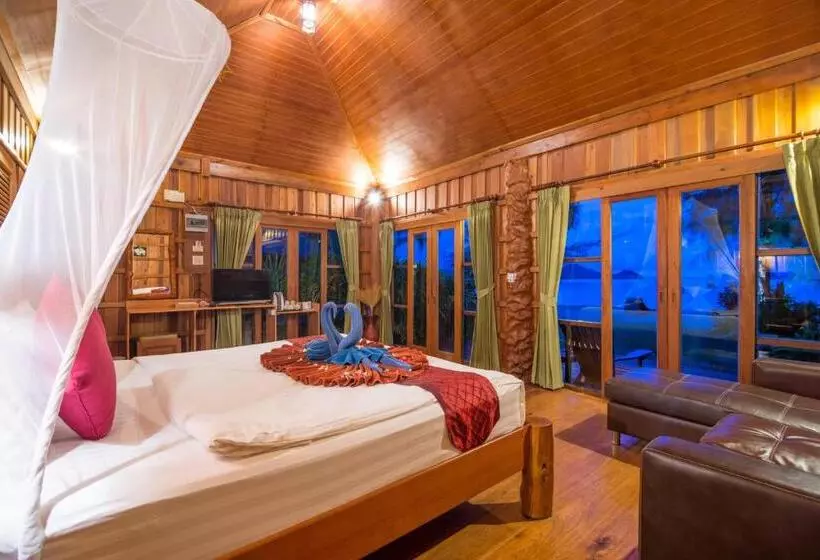 オーシャンビューデラックスルーム, Thiwson Beach Resort   Sha Extra Plus