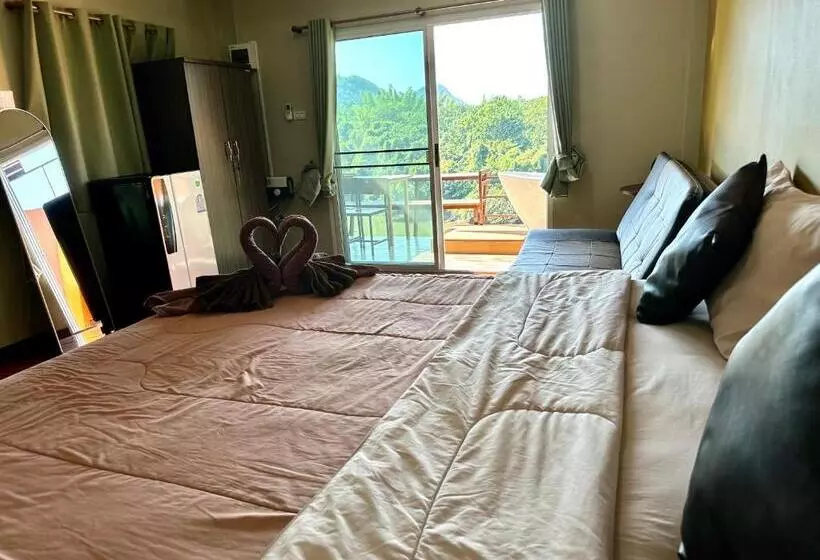 Villa 1 Makuuhuone, Kwainoy Riverpark