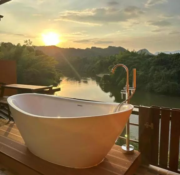 Villa 1 Makuuhuone, Kwainoy Riverpark