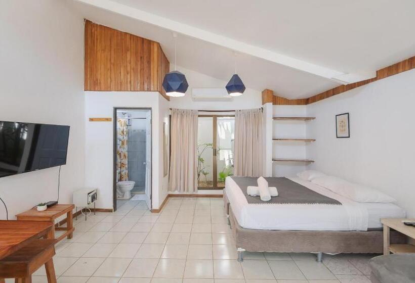 带1个卧室的带阳台的公寓, Maoritsio Garden Studios