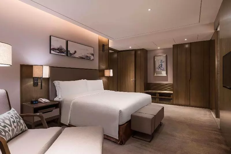 キングサイズベッドのデラックススイート, Doubletree By Hilton Hotel Shiyan