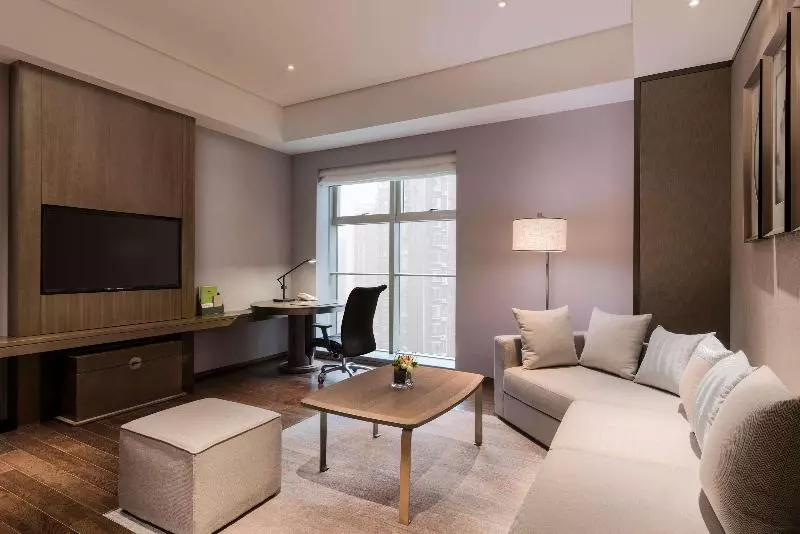 キングサイズベッドのデラックススイート, Doubletree By Hilton Hotel Shiyan