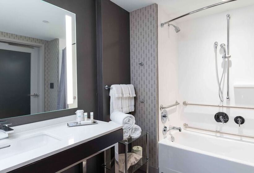 غرفة قياسية سرير مزدوج لذوى الإحتياجات الخاصة, Hilton Garden Inn Foxborough Patriot Place