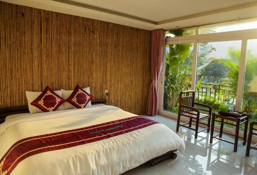 Deluxe Room Mountain View, Mai Chau Sunset Boutique