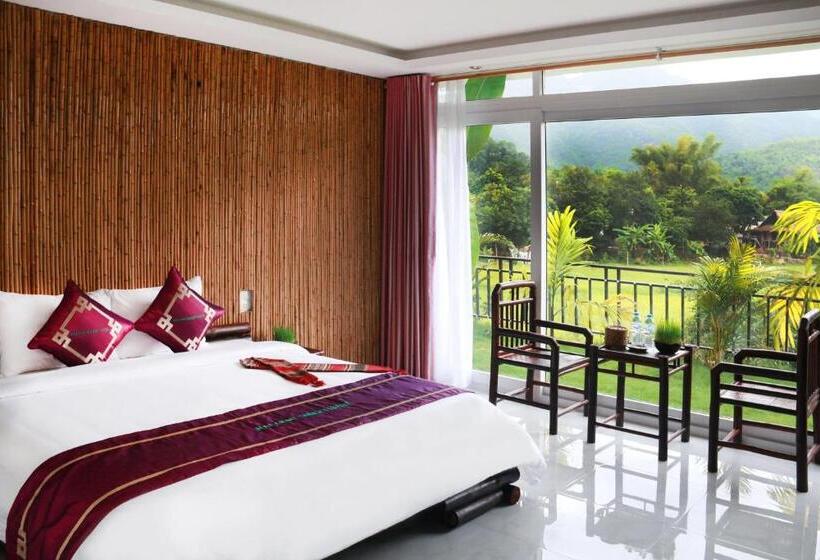Deluxe Room Mountain View, Mai Chau Sunset Boutique