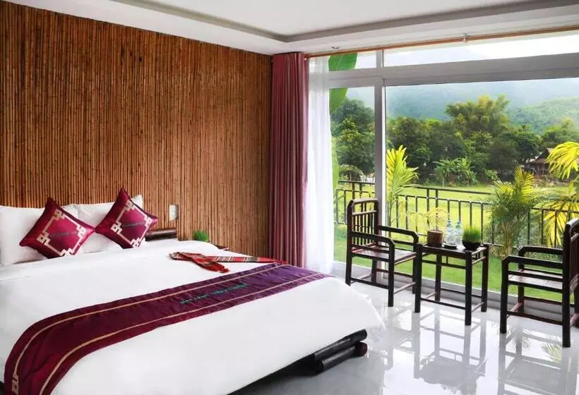Deluxe Room Mountain View, Mai Chau Sunset Boutique