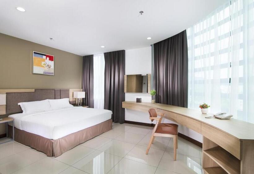 דירת דלוקס 2 חדרי שינה, One Pacific Hotel & Serviced Apartments