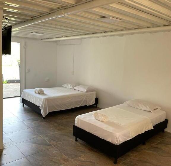 스탠다드 트리플 룸 가든 전망, Campestre Refugio Texano