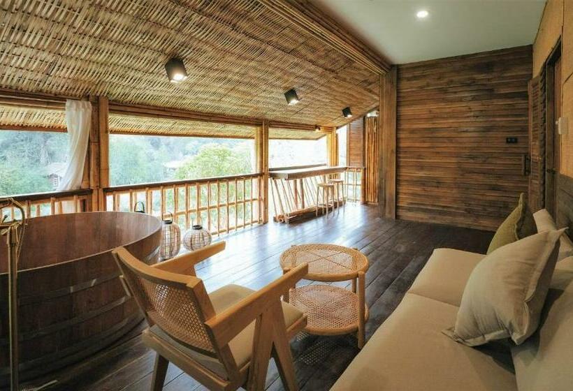 디럭스 4인 룸, อุ่นไอมาง สะปัน