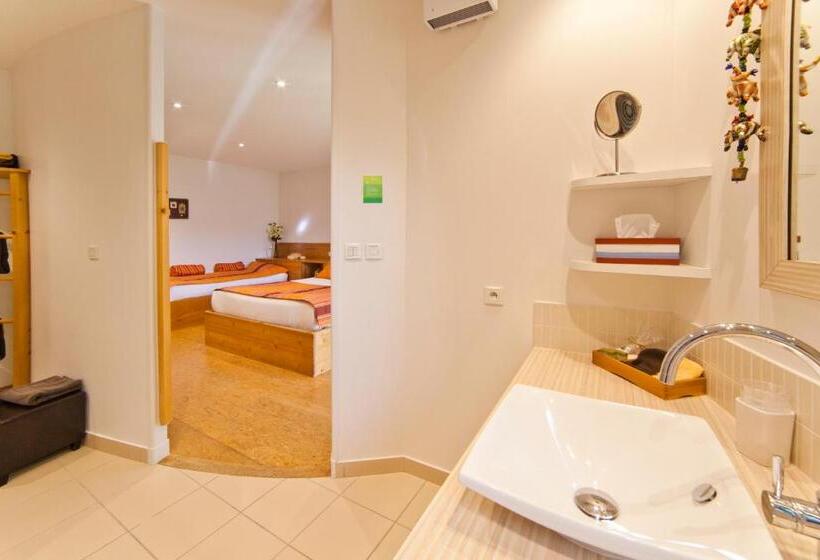 غرفة قياسية ثلاثية مطلة علي الحديقة, Auberge De Chavannes