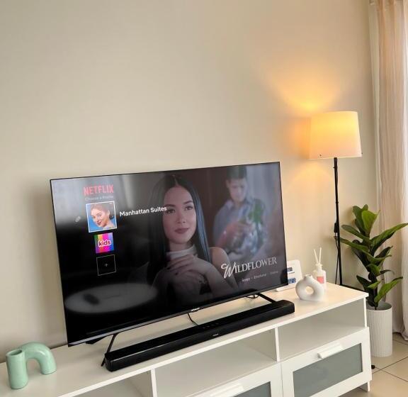 דירת חדר, Huge 1bedroom Condotel W Balcony Near Smart Araneta Coliseum