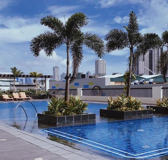 דירת חדר, Huge 1bedroom Condotel W Balcony Near Smart Araneta Coliseum