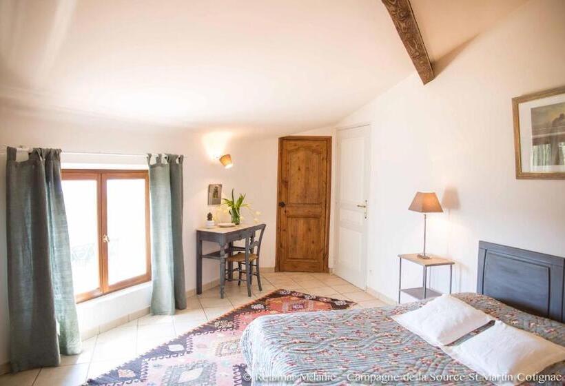 Номер Стандарт Вид на Горы, Campagne De La Source St Martin B&b