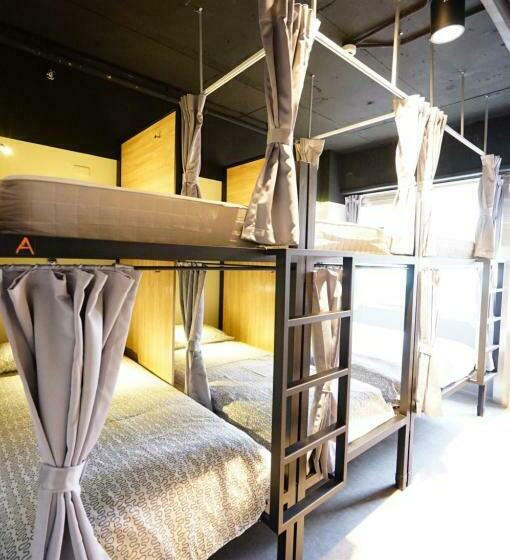 تختخواب در اتاق مشترک, Cavemen Hostel Taipei Station Youth Branch