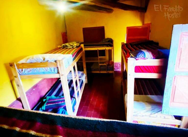 מיטה בחדר משותף, El Farolito Hostel
