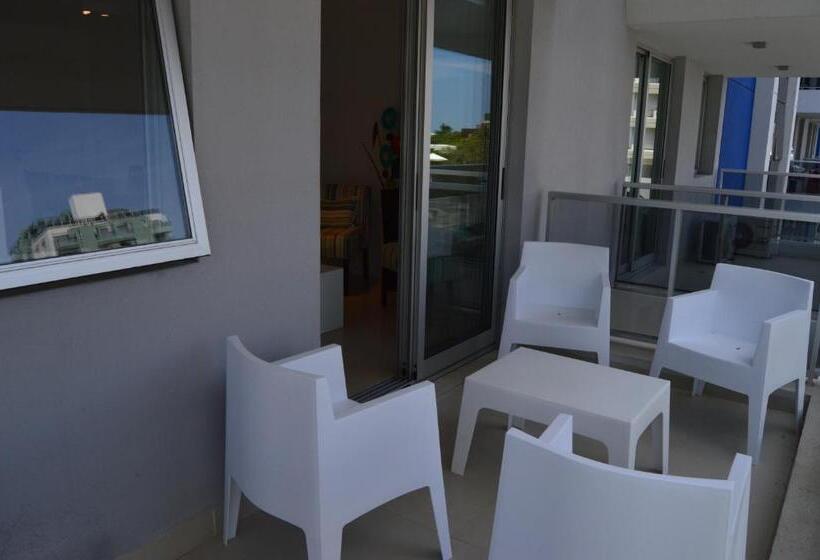 آپارتمان 1 خوابه با چشمانداز استخر, Arenas Del Mar