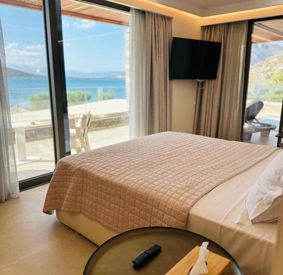 غرفة ديلوكس مطلّة علي البحر, Naiades Boutique Hotel   Adults Only