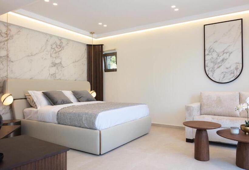 غرفة سوبيريور ذات إطلالة جانبية على البحر, Naiades Boutique Hotel   Adults Only