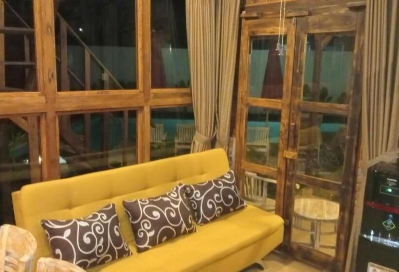 חדר דלוקס עם נוף להרים, Melasti Mountain Villas Amed