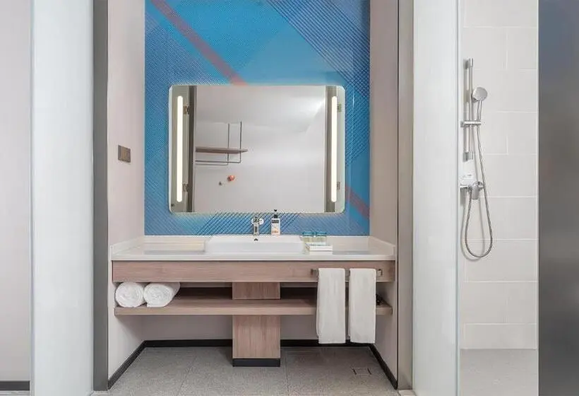 キングサイズベッドのスタンダードルーム, Holiday Inn Express Yinchuan Yuehai