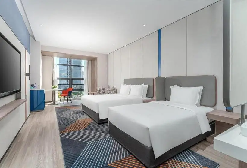キングベッドのスタンダードシングルルーム, Holiday Inn Express Yinchuan Yuehai