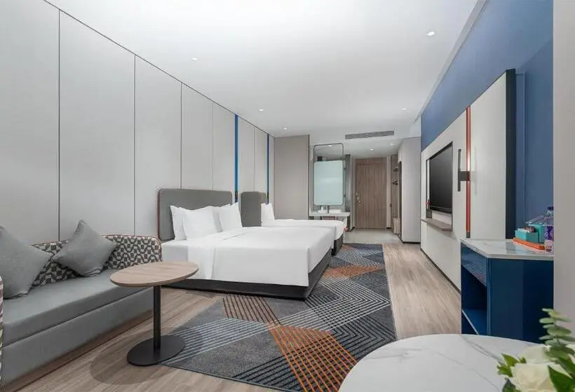 キングベッドのスタンダードシングルルーム, Holiday Inn Express Yinchuan Yuehai