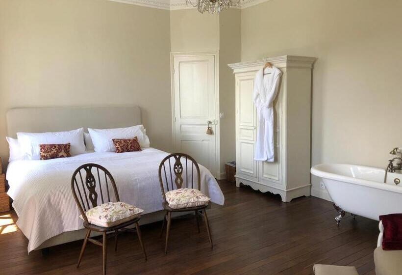 חדר סופריור עם מיטת קינג, La Pommeraie Champsecret