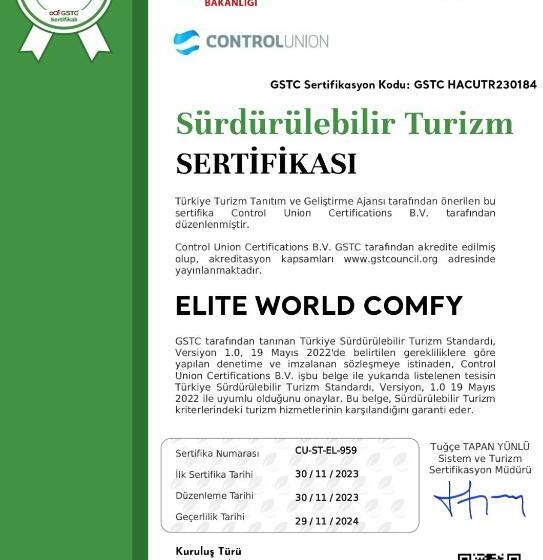 اتاق سوپریور, Elite World Comfy Samsun Atakum