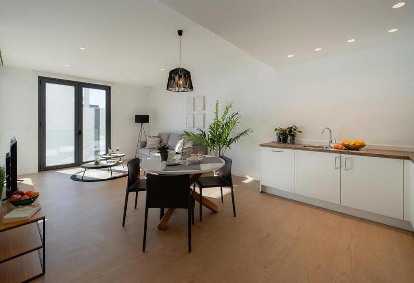 شقة غرفة نوم واحدة مزودة بتراس مطلة على البحر, Horizonte Line