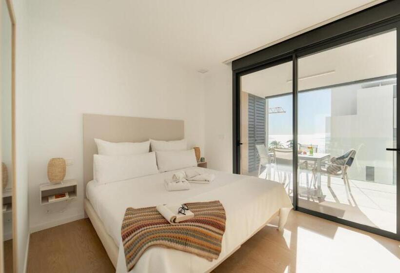 شقة غرفة نوم واحدة مزودة بتراس مطلة على البحر, Horizonte Line