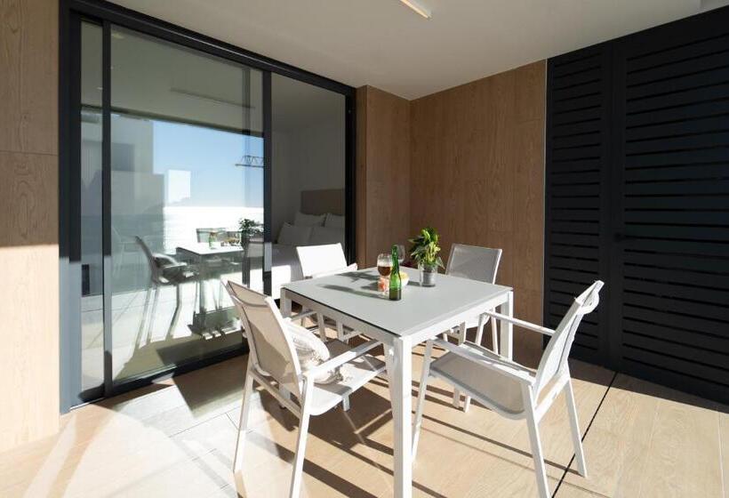 شقة غرفة نوم واحدة مزودة بتراس مطلة على البحر, Horizonte Line