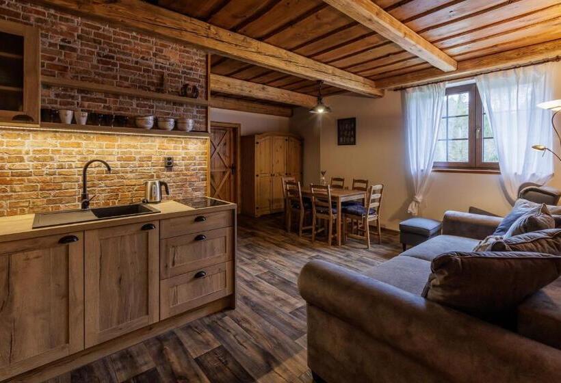 Апартаменты 1 Спальня Вид на Сад, Rabasův Mlýn