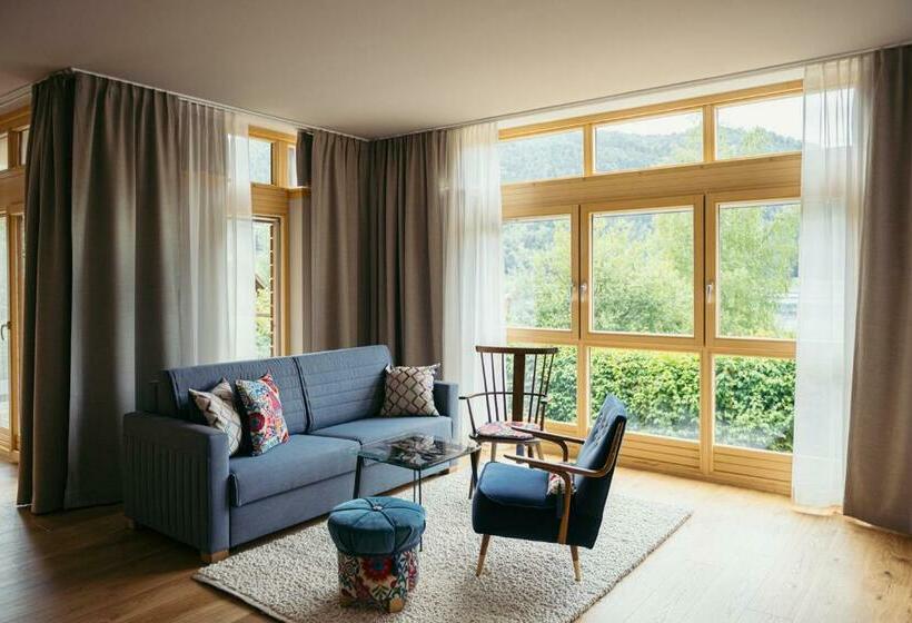 דירה בת חדר שינה 1 עם מרפסת, Appartementhotel Am Weissensee