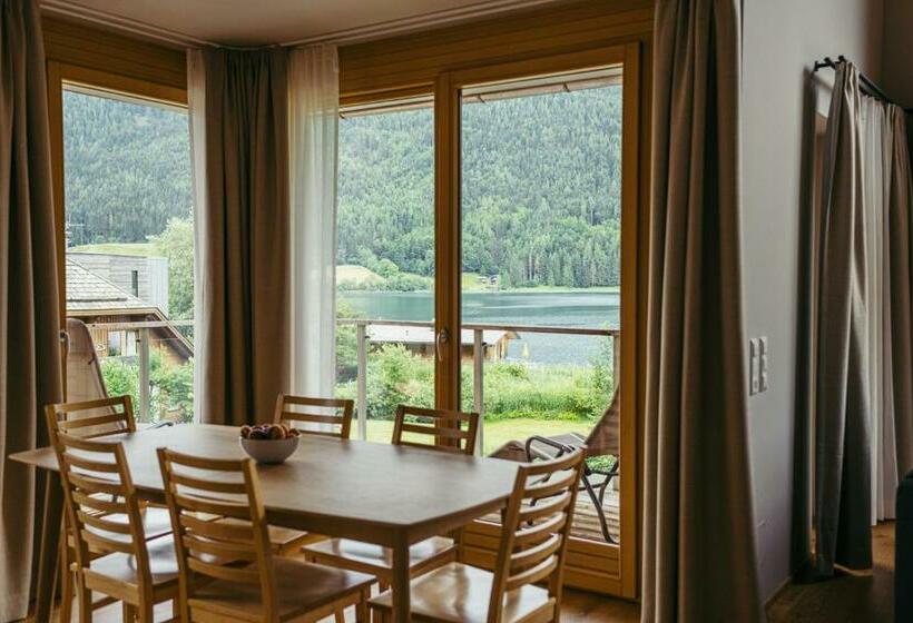 דירה בת חדר שינה 1 עם מרפסת, Appartementhotel Am Weissensee