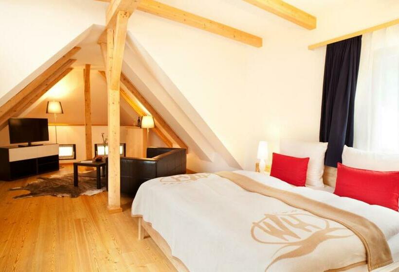 דירת דופלקס 2 חדרי שינה, Appartementhotel Am Weissensee