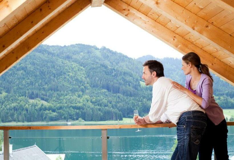 דירת דופלקס 2 חדרי שינה, Appartementhotel Am Weissensee