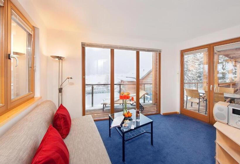 סוויטה עם מרפסת, Appartementhotel Am Weissensee