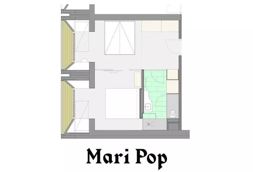 ２ベッドスイートルーム, Mari Pop