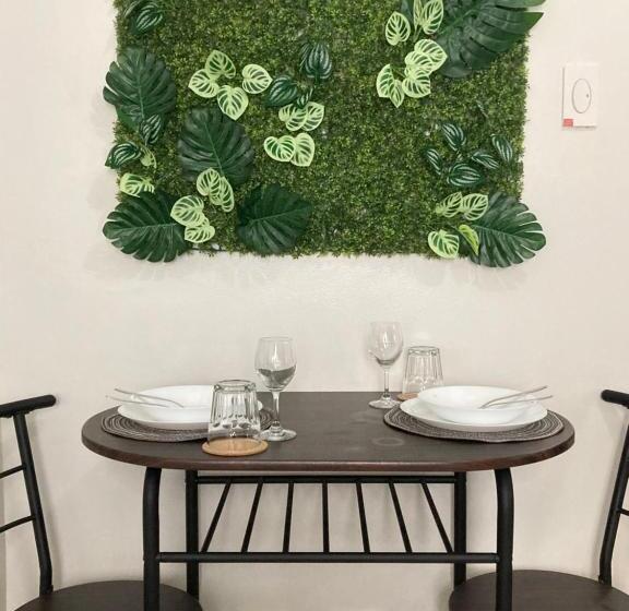 Standard Stúdió Szoba, Bohemian Inspired Studio Unit2 At Trees Residences