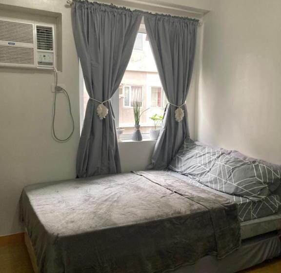 Standard Stúdió Szoba, Bohemian Inspired Studio Unit2 At Trees Residences