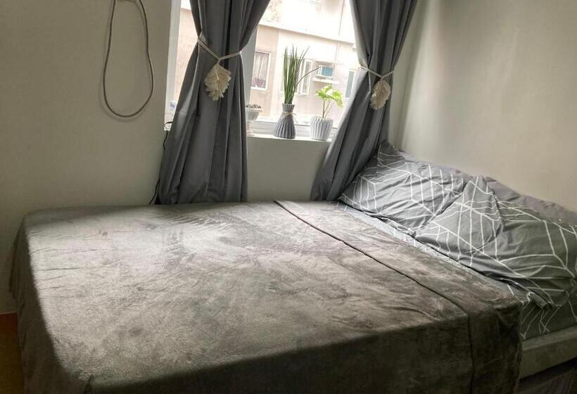 Standard Stúdió Szoba, Bohemian Inspired Studio Unit2 At Trees Residences