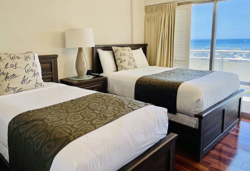 דירת חדר נוף לים, Ilikai Hotel With Ocean View