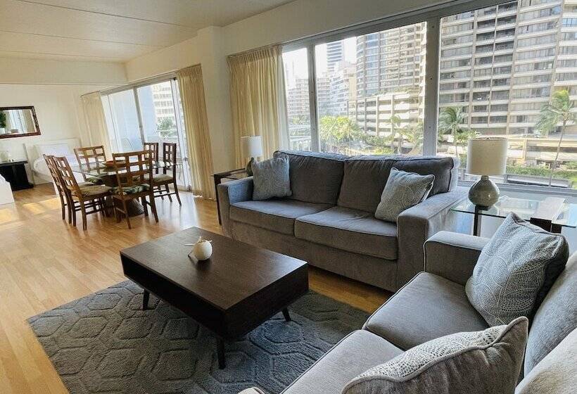 Апартаменты 1 Спальня Вид на Море, Ilikai Hotel With Ocean View