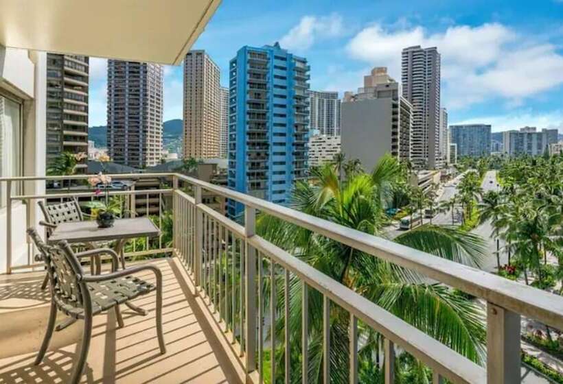 דירת חדר נוף לים, Ilikai Hotel With Ocean View