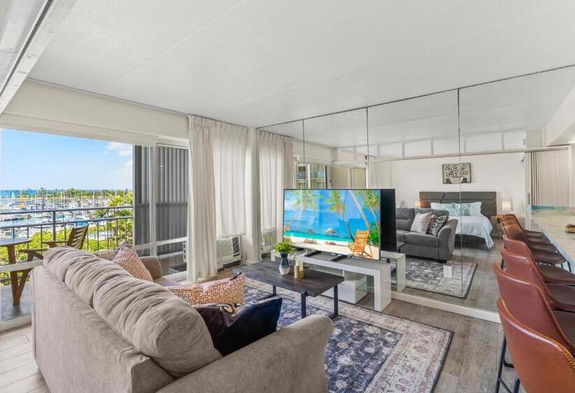 Апартаменты 1 Спальня Вид на Море, Ilikai Hotel With Ocean View