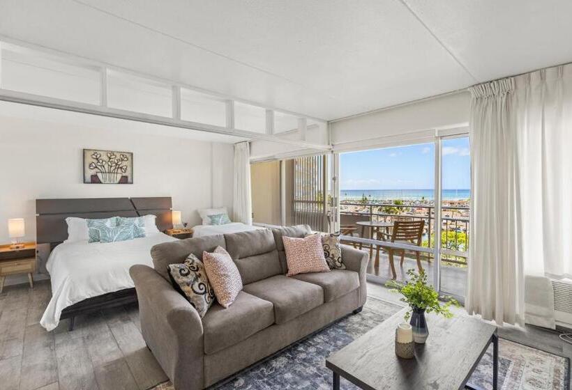 Апартаменты 1 Спальня Вид на Море, Ilikai Hotel With Ocean View