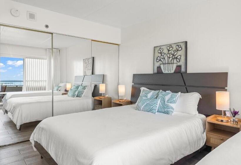 דירת חדר נוף לים, Ilikai Hotel With Ocean View