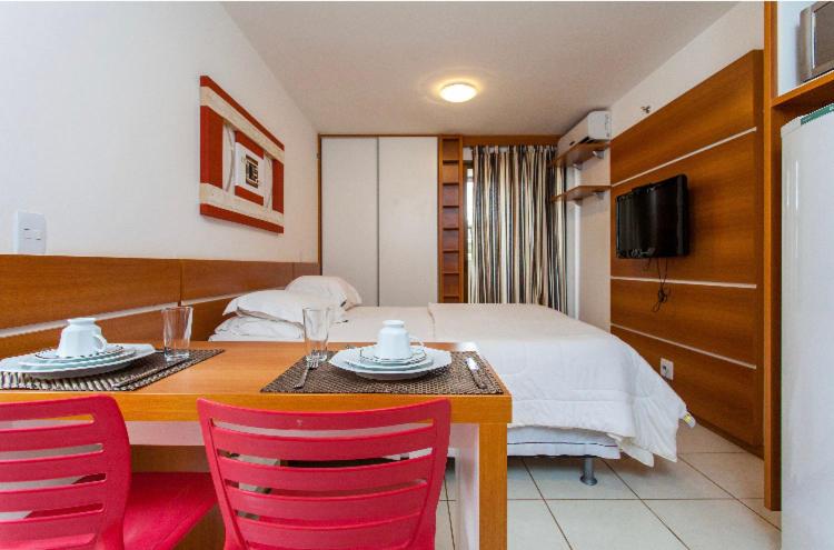 带1个卧室的带阳台的公寓, Flat Na Beira Do Lago 5min Da Esplanada Dos Ministérios