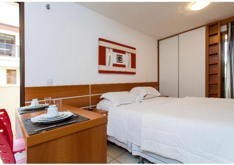 带1个卧室的带阳台的公寓, Flat Na Beira Do Lago 5min Da Esplanada Dos Ministérios